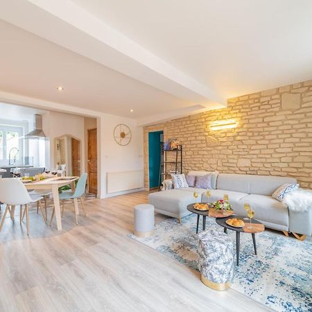 Cote Cour, 3 Chambres, Terrasses, Jardin Prive Avec Terrain De Petanque, Cave Voutee Corgoloin Eksteriør billede