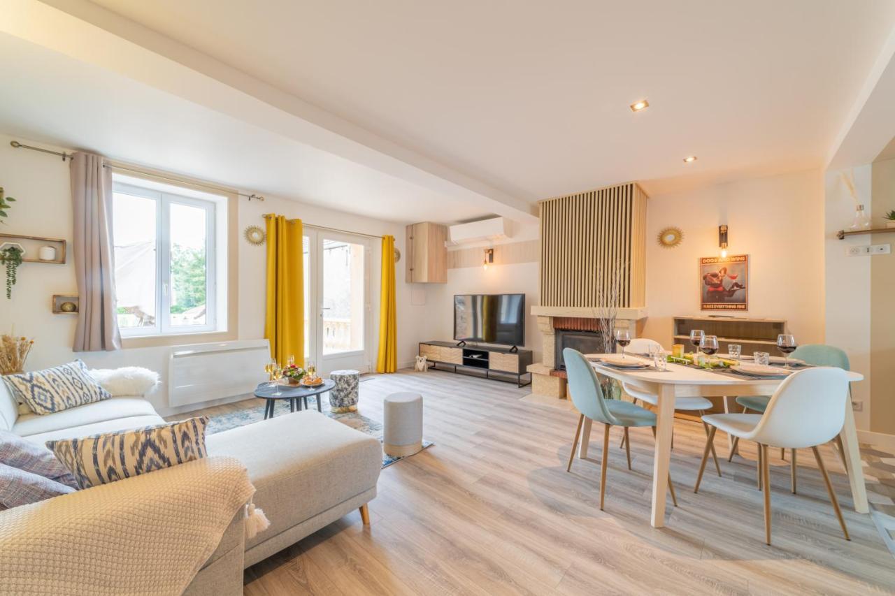 Cote Cour, 3 Chambres, Terrasses, Jardin Prive Avec Terrain De Petanque, Cave Voutee Corgoloin Eksteriør billede
